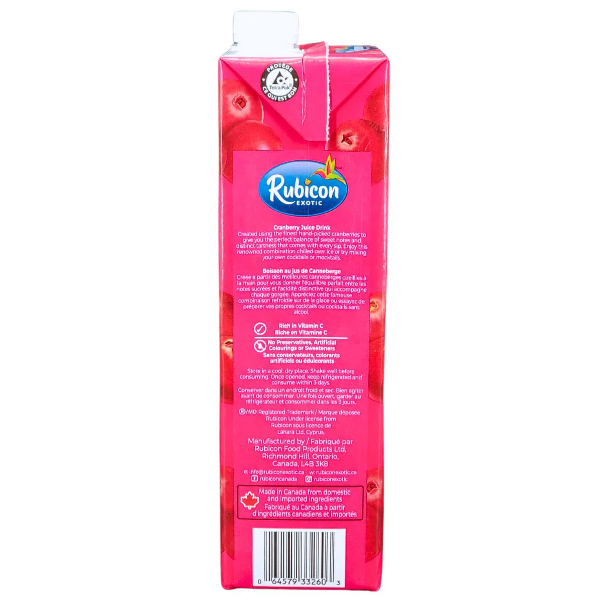 Rubicon - Juice - Cranberry - Tetra - Image 6