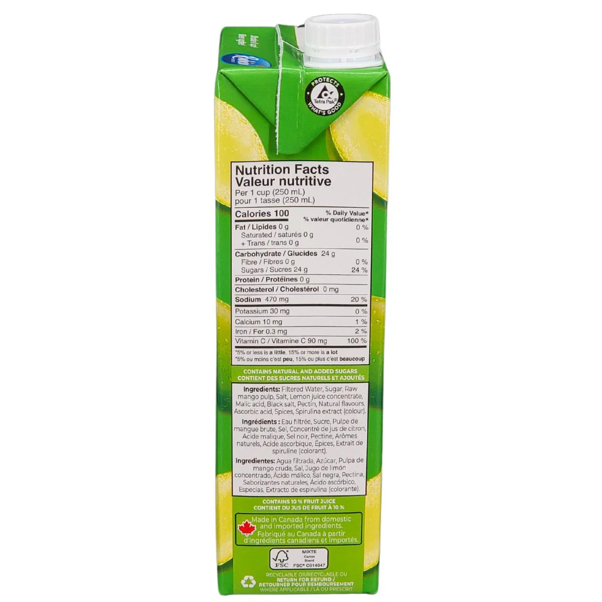 Rubicon - Juice - Green Mango - Tetra - Image 5