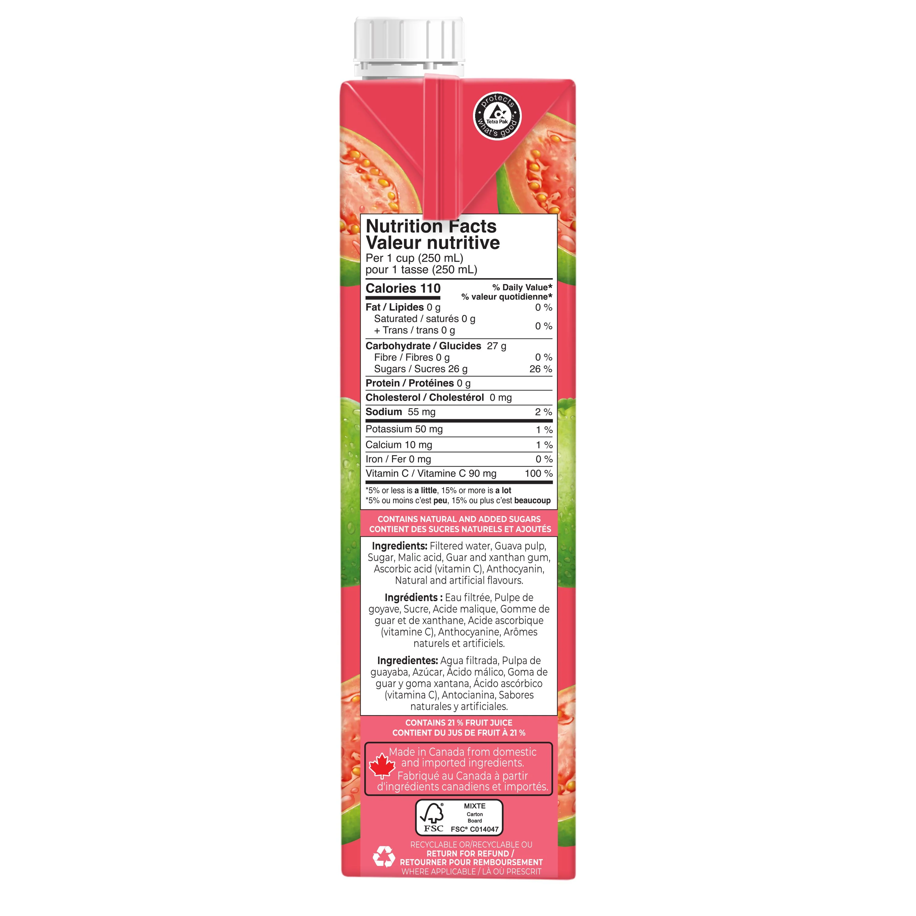 Rubicon - Juice - Guava - Carton - Tetra - Image 5