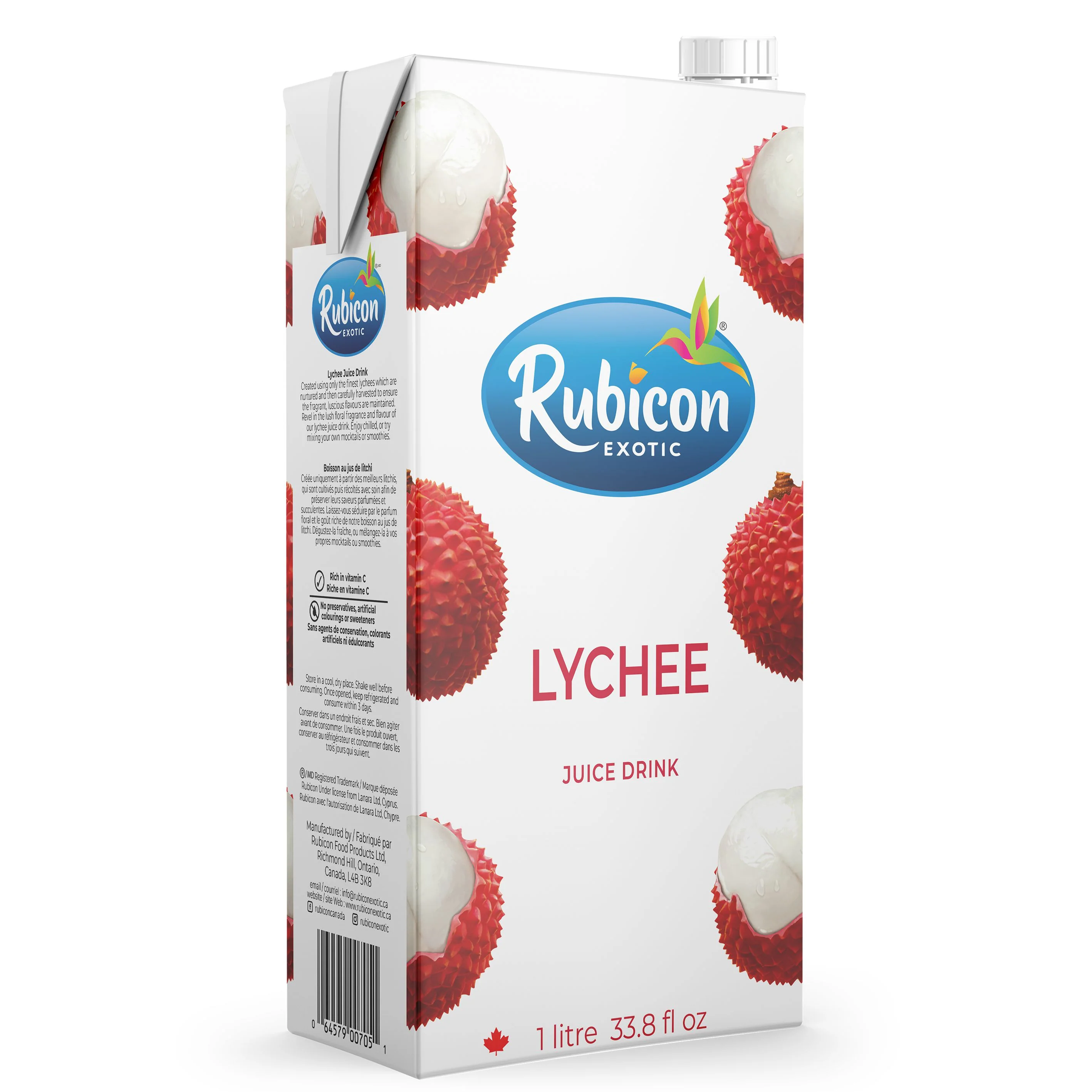 Rubicon - Juice - Lychee - Carton - Tetra - Image 3