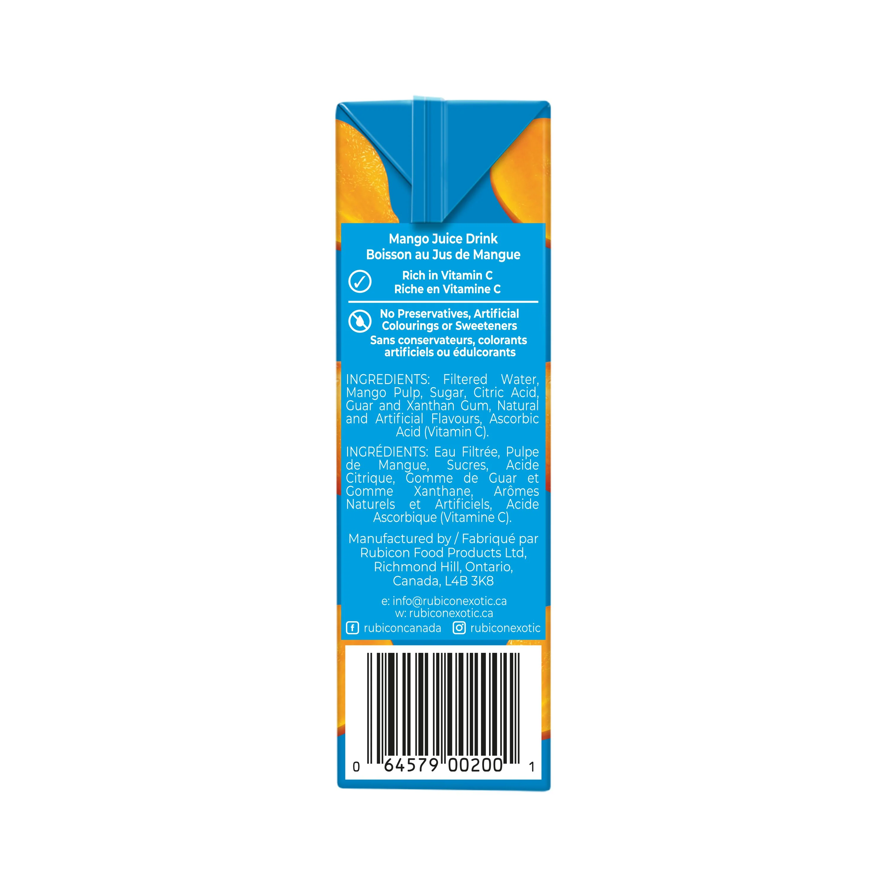 Rubicon - Juice - Mango - Carton - Tetra - Image 4