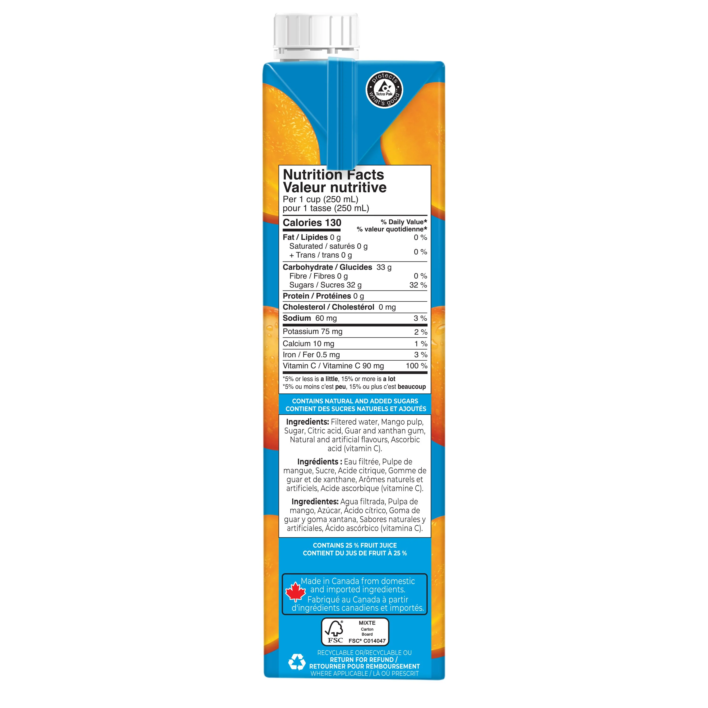 Rubicon - Juice - Mango - Carton - Tetra - Image 4