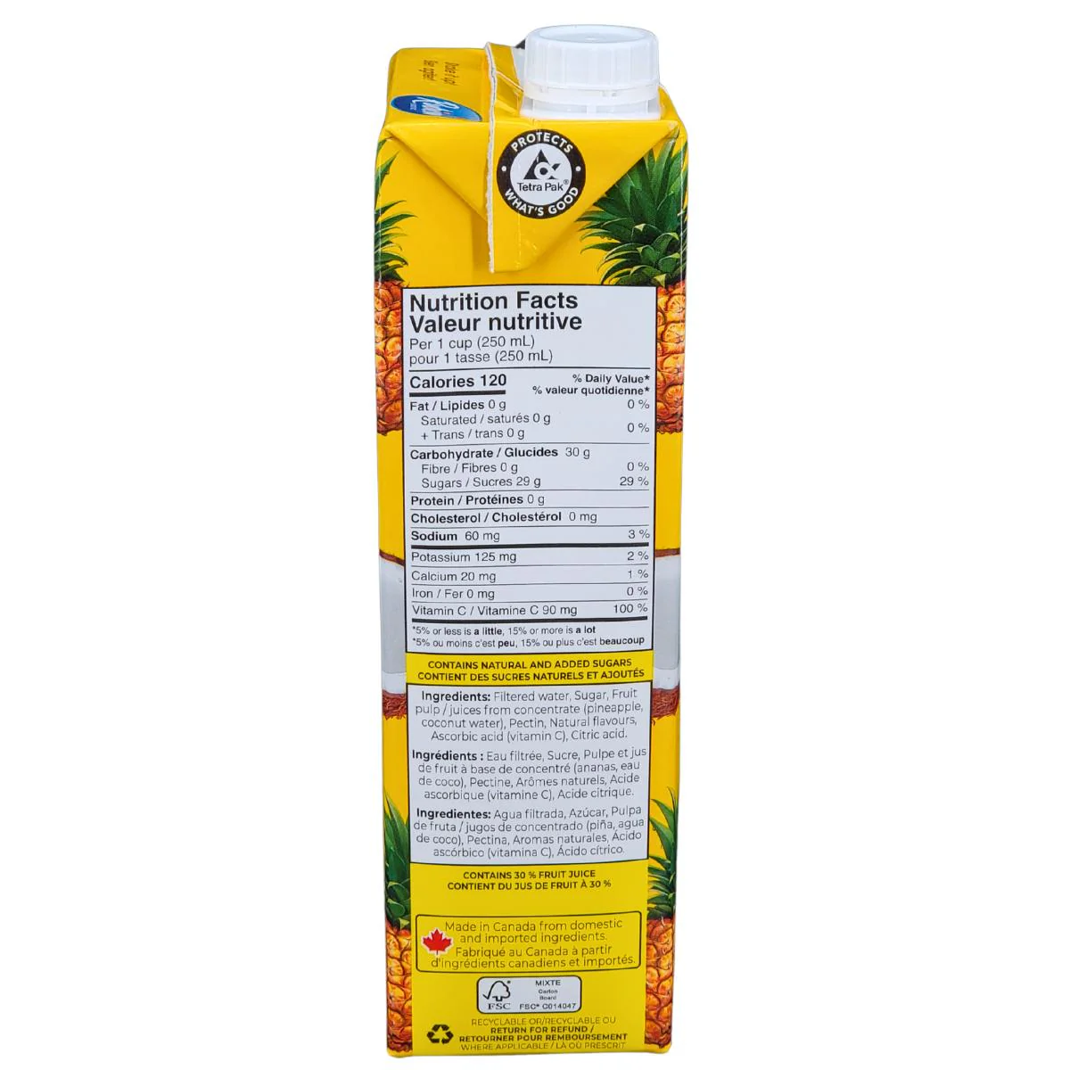 Rubicon - Juice - Pineapple Coconut - Tetra - Image 5
