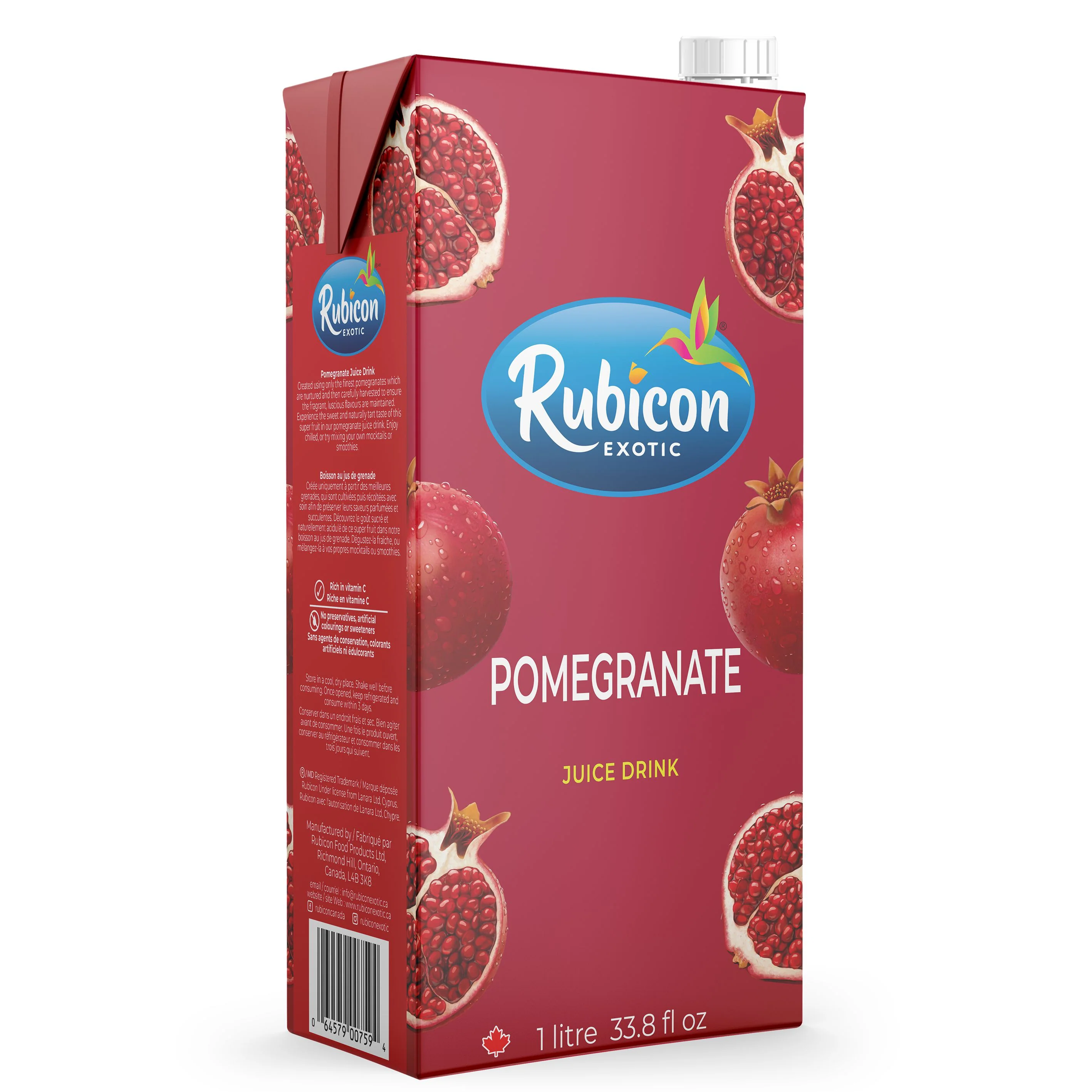 Rubicon - Juice - Pomegranate - Carton - Tetra - Image 3