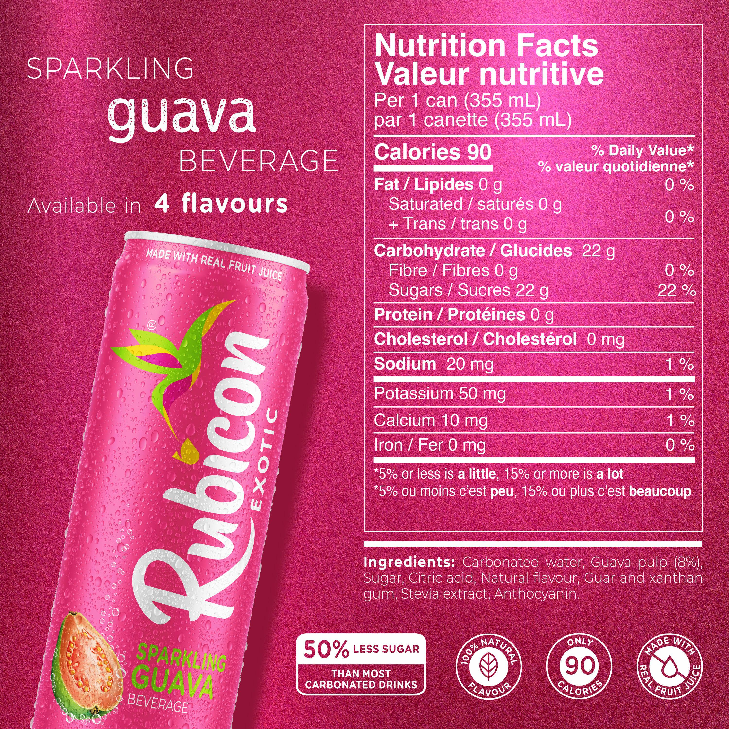Rubicon - Sparkling Cans - Guava - Image 3