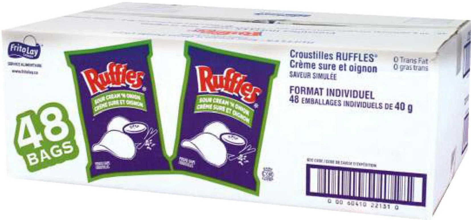 Ruffles - Chips - Sour Cream & Onion - 22131 - Image 2