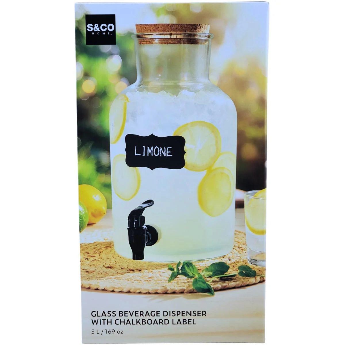 S&CO - Glass Beverage Dispenser 5L - Image 10