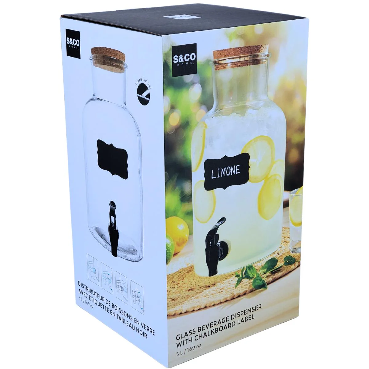 S&CO - Glass Beverage Dispenser 5L - Image 11