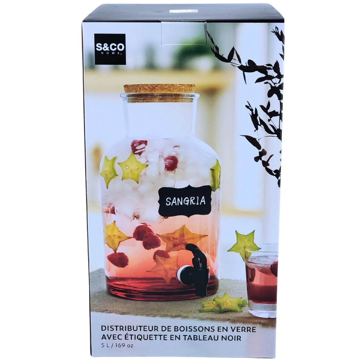 S&CO - Glass Beverage Dispenser 5L - Image 8