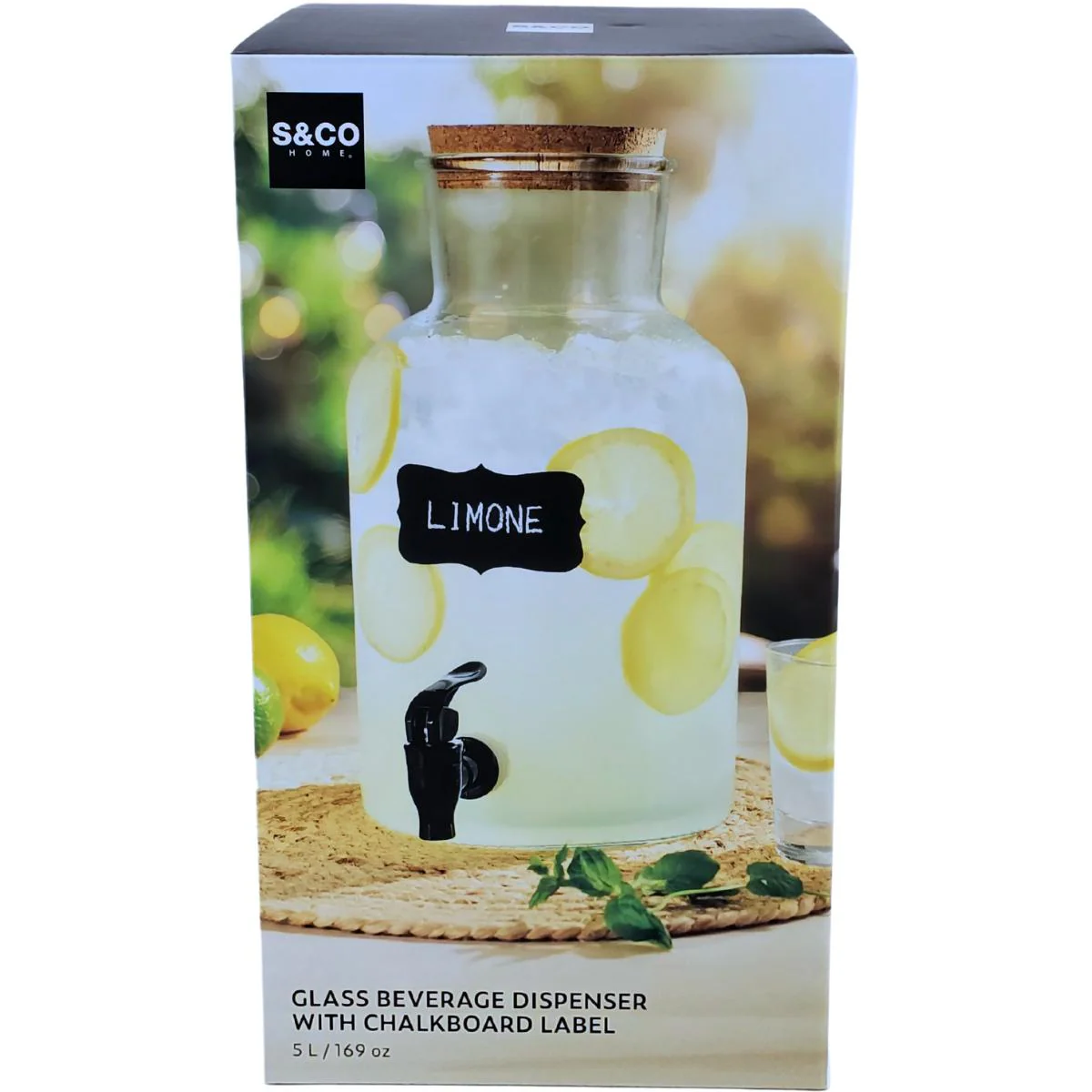 S&CO - Glass Beverage Dispenser 5L - Image 9