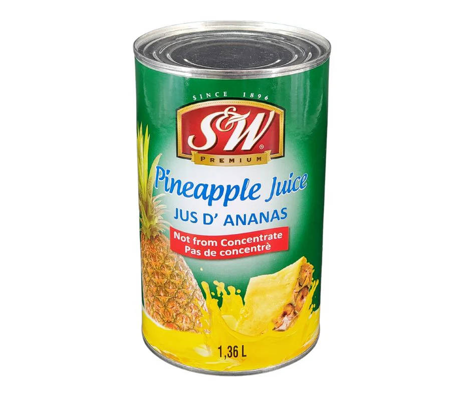 S&W - Pineapple Juice - Canned - 1.36Lt - Image 3