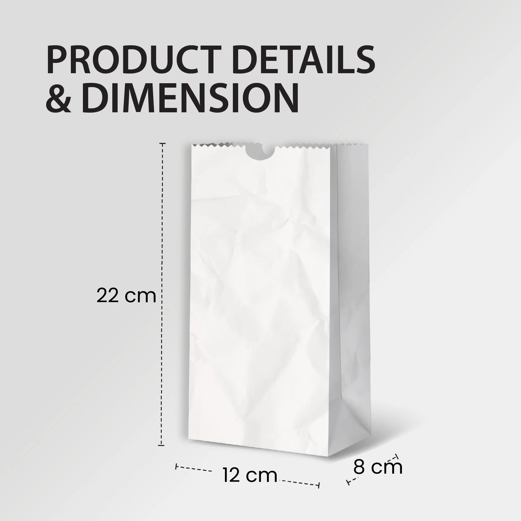 Paper Bags - White - #3 - Made in Canada - Image 2