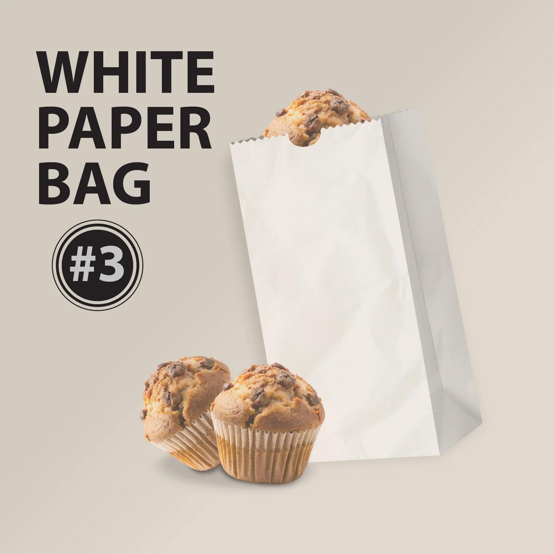 Paper Bags - White - #3 - Made in Canada - Image 7