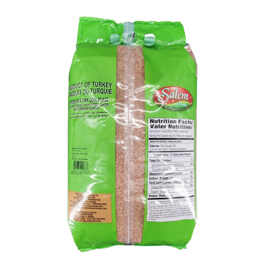 Salem Foods - Brown Fine Bulgur #1 - Image 2