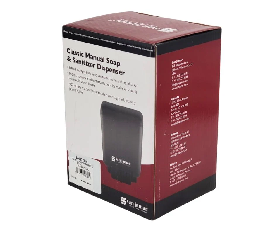 San Jamar - 30oz Bulk Soap Dispenser - SN30TBK - Image 5