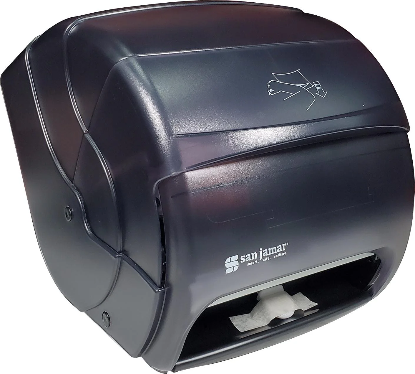 San Jamar - Integra Roll Towel Dispenser - Black - T850 TBK - 40544 - Image 2