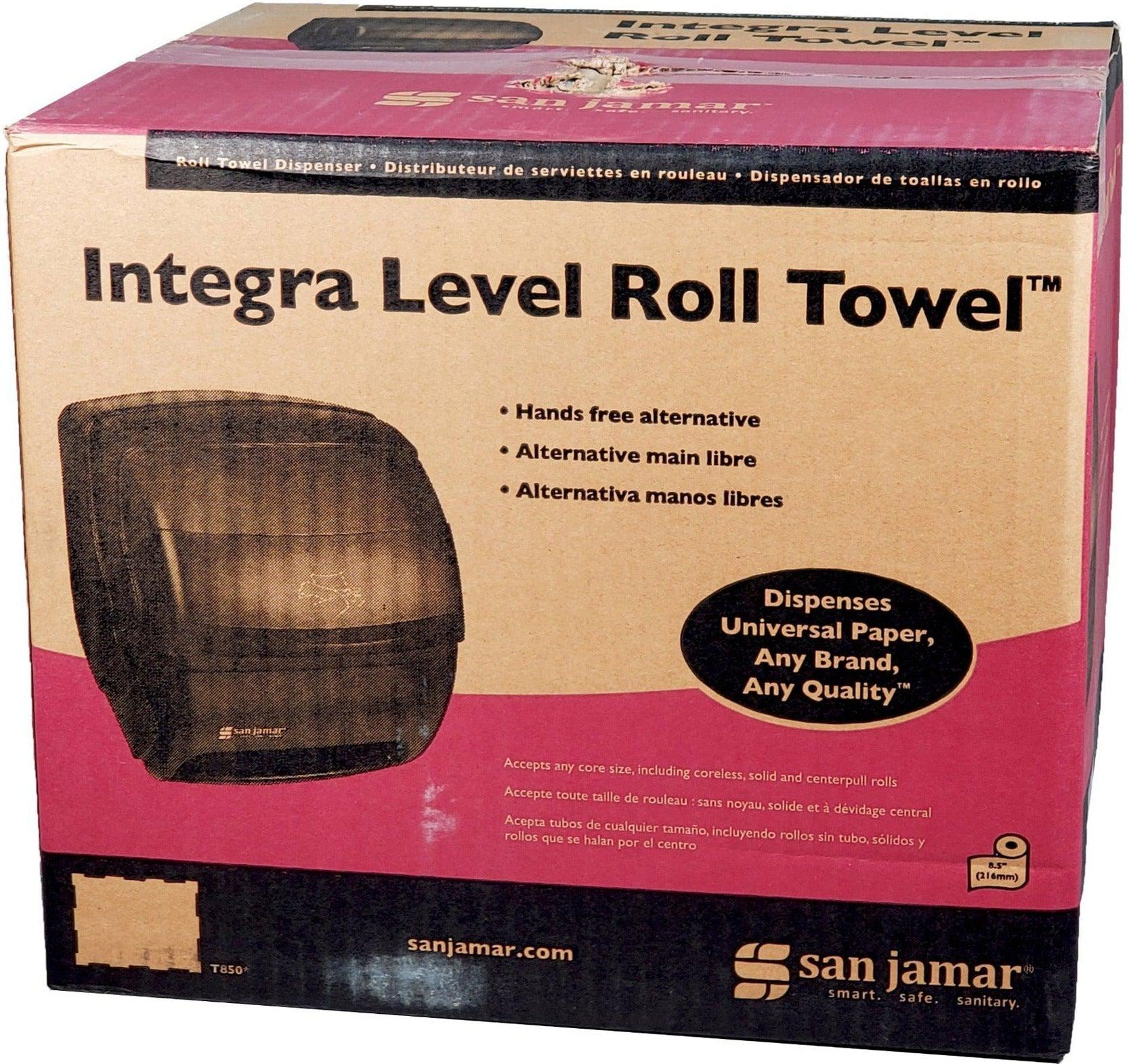 San Jamar - Integra Roll Towel Dispenser - Black - T850 TBK - 40544 - Image 3
