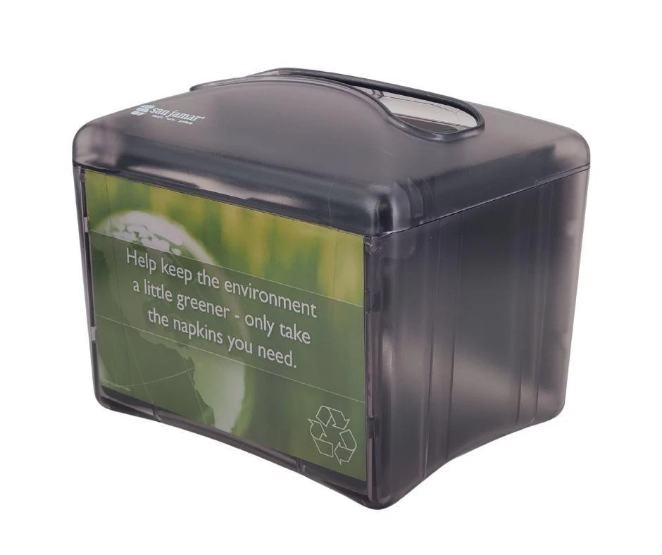 San Jamar - Interfold Napkin Dispenser- H4003 TBK - Image 3