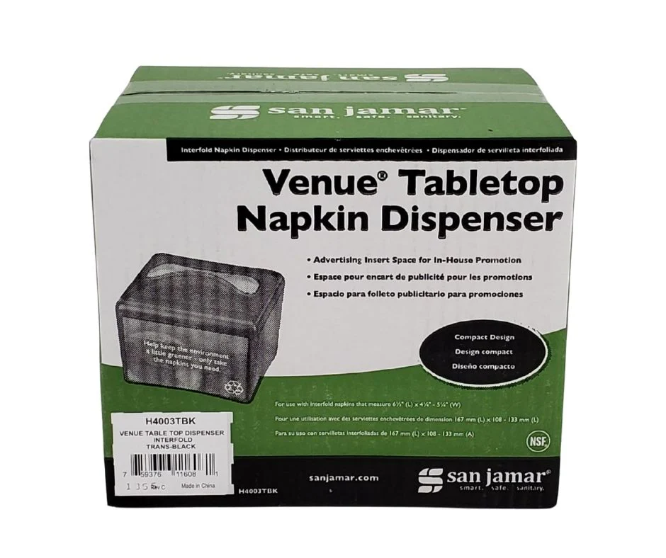 San Jamar - Interfold Napkin Dispenser- H4003 TBK - Image 5