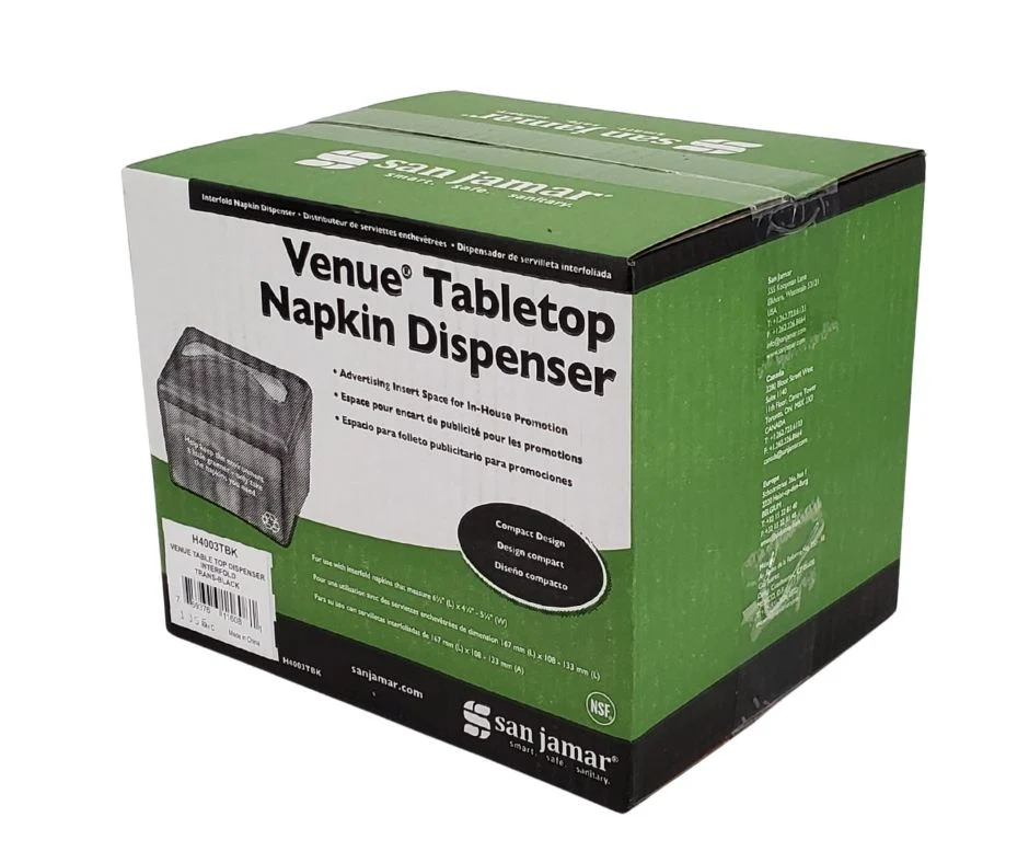 San Jamar - Interfold Napkin Dispenser- H4003 TBK - Image 7