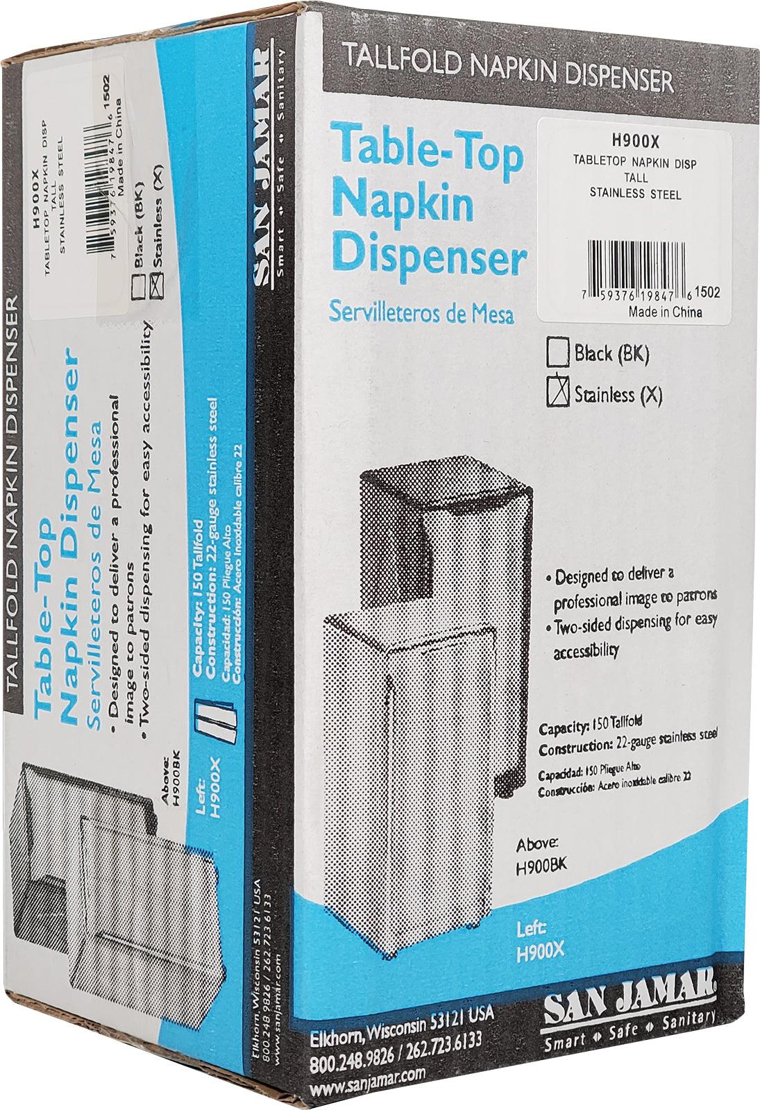 San Jamar - Tabletop Napkin Dispenser - Aluminium - H900X - Image 6