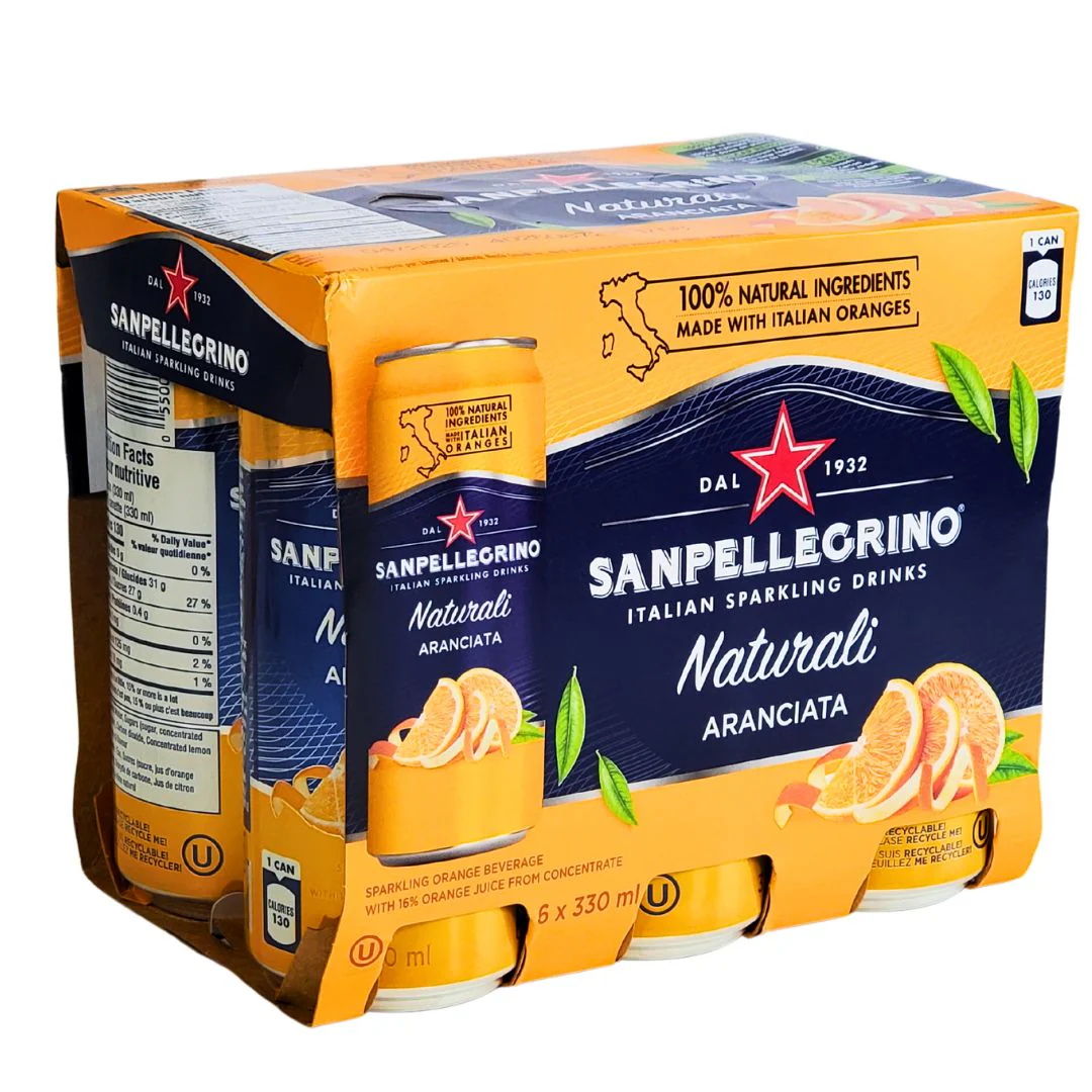 San Pellegrino - Aranciata - Cans - Image 4