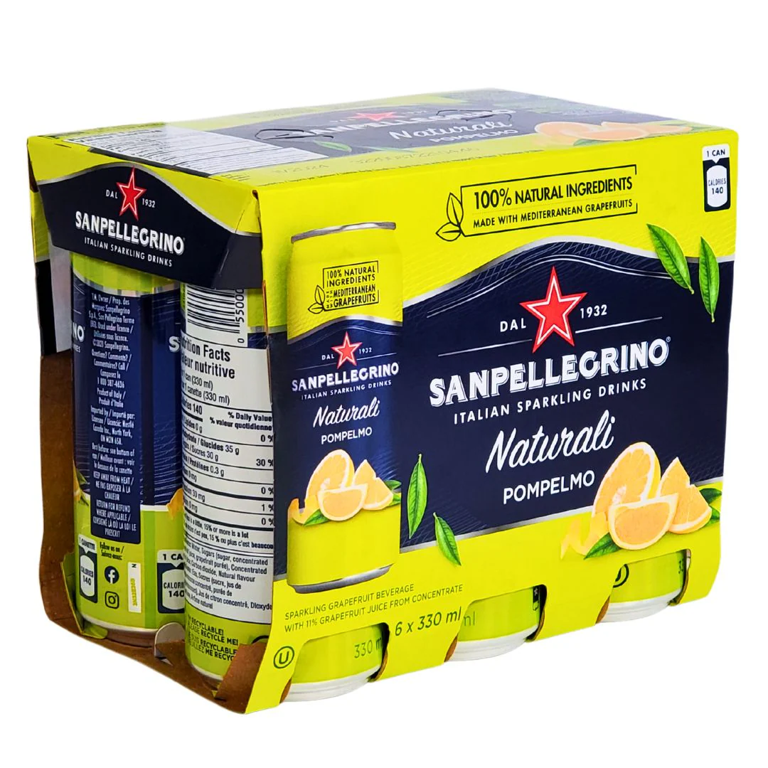 San Pellegrino - Pompelmo Grapefruit - Cans - Image 4