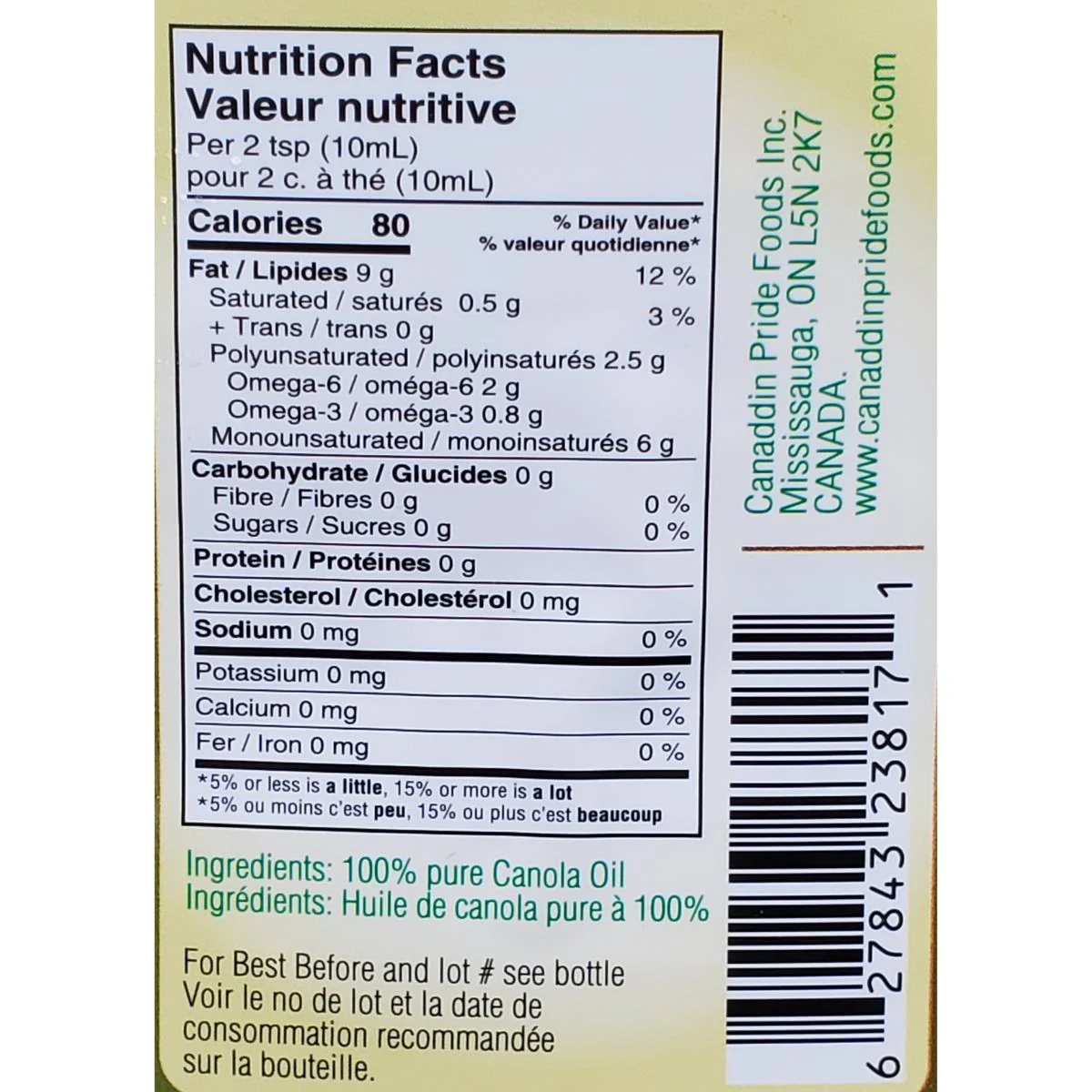Canaddin Pride - Canola Oil - Image 6