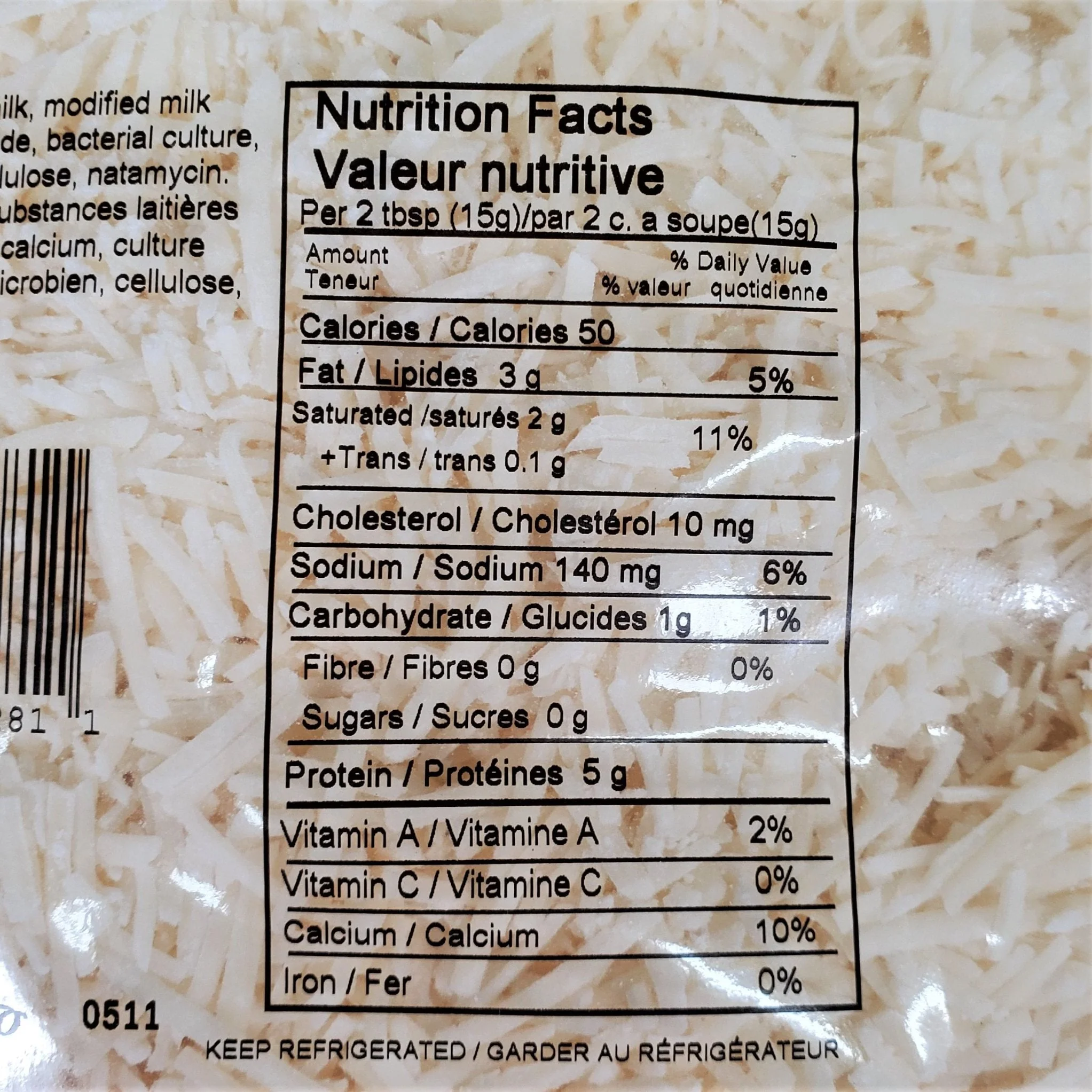 Saputo - Cheese - Light Parmesan Shredded - Image 2