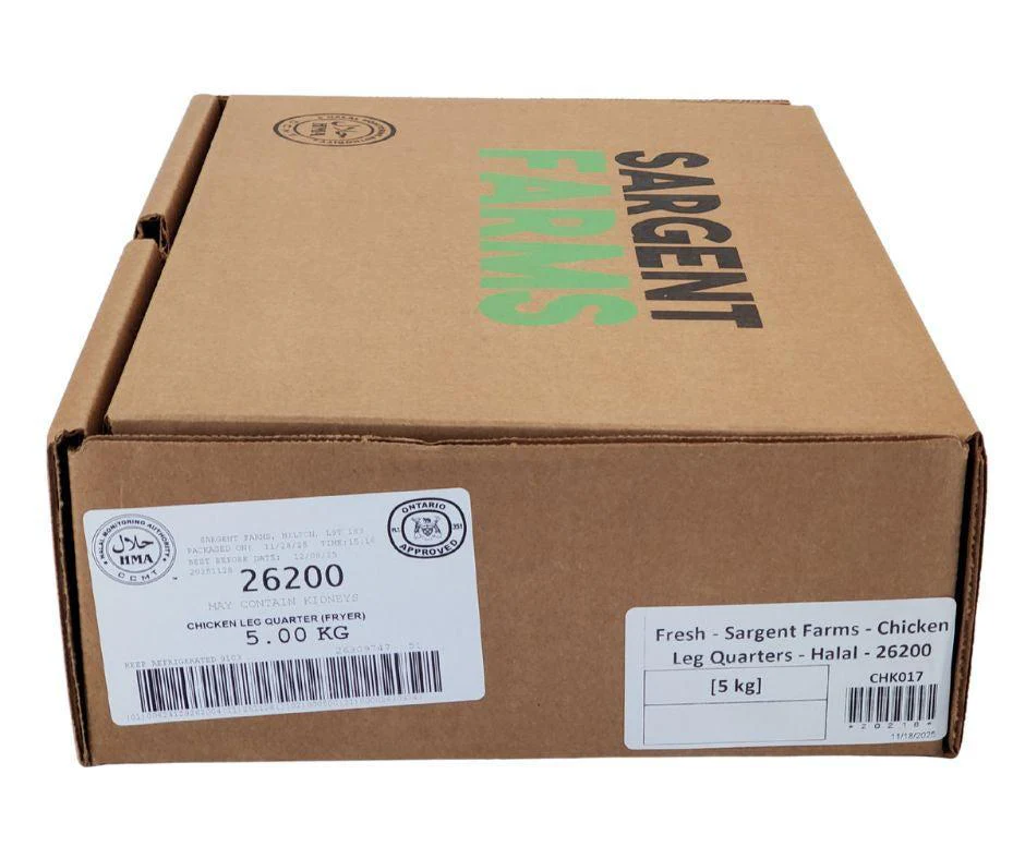 Fresh - Sargent Farms - Chicken Leg Quarters - Halal - 26200 - Image 3