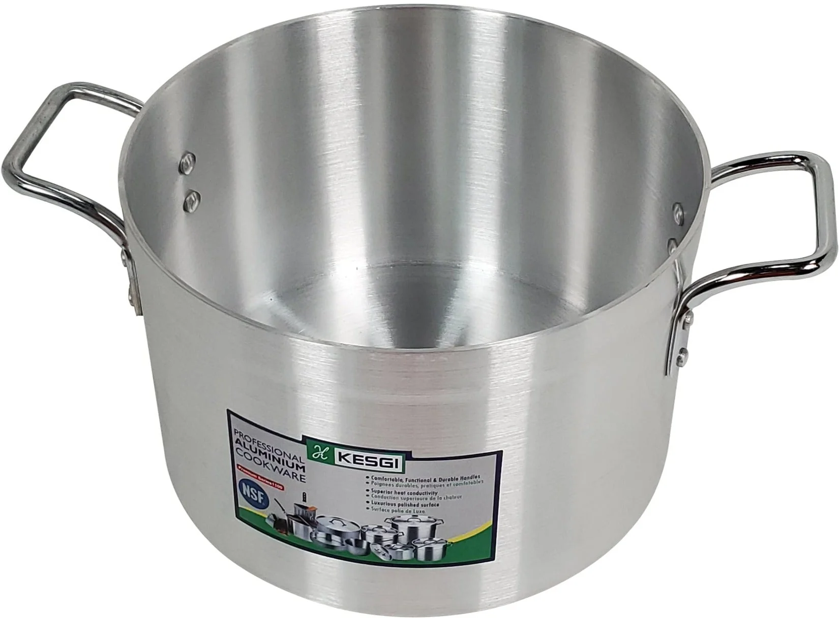 Sauce Pot 8L - 4mm 10"x6.5" w/Lid - Image 2