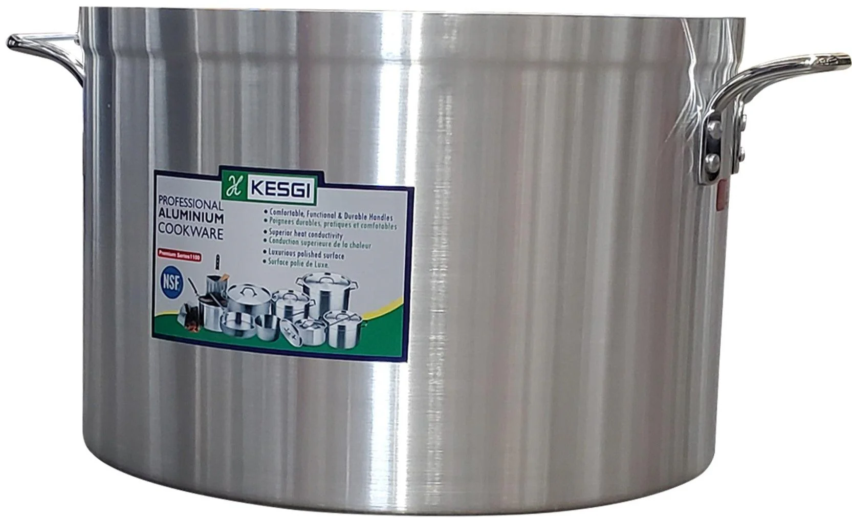 Sauce Pot 34L - 4mm 15.7"x11" w/Lid - Image 2