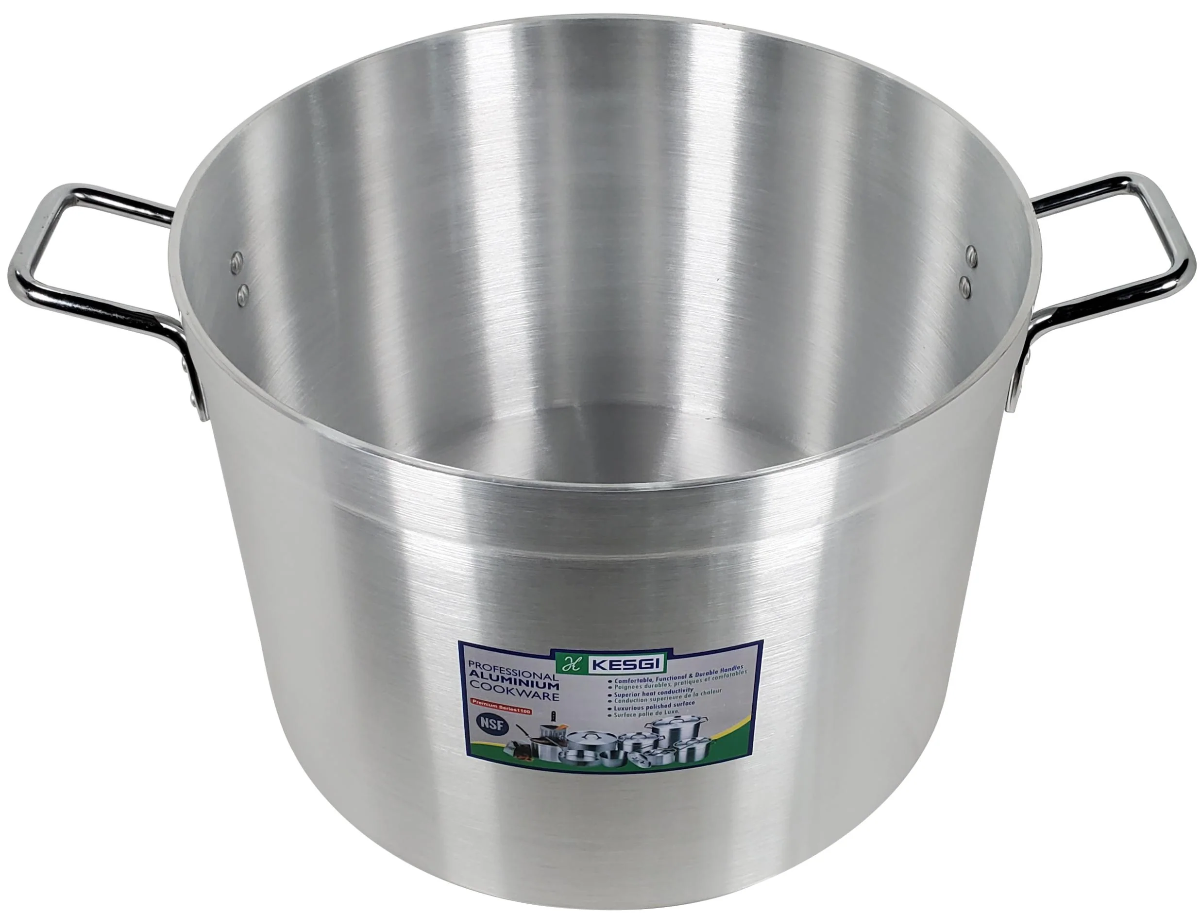 Sauce Pot 68L - 6mm 19.5"x13.5" w/Lid - Image 2