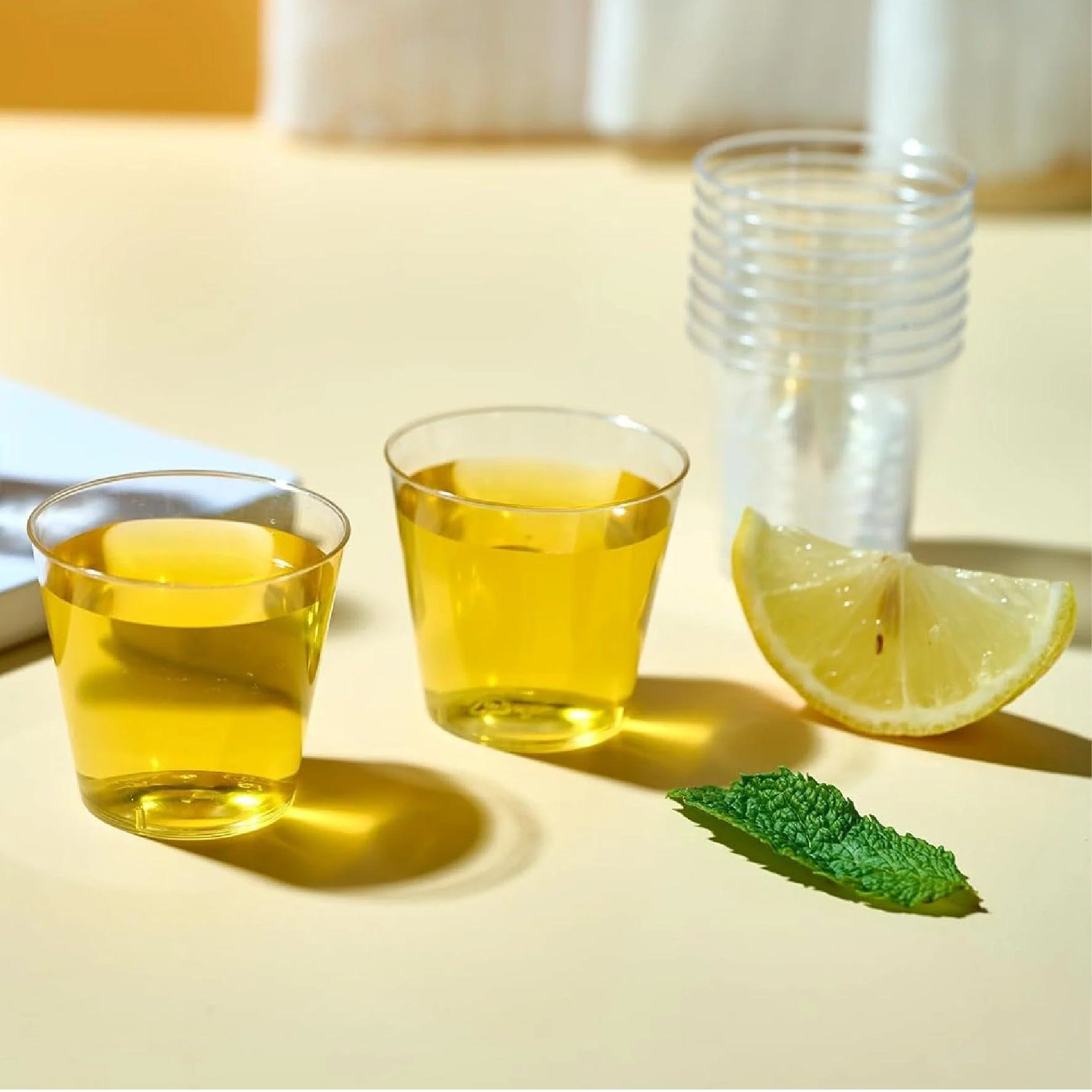 Morning Dew - 1oz Clear Plastic Shot Glass - PS1C - Image 9