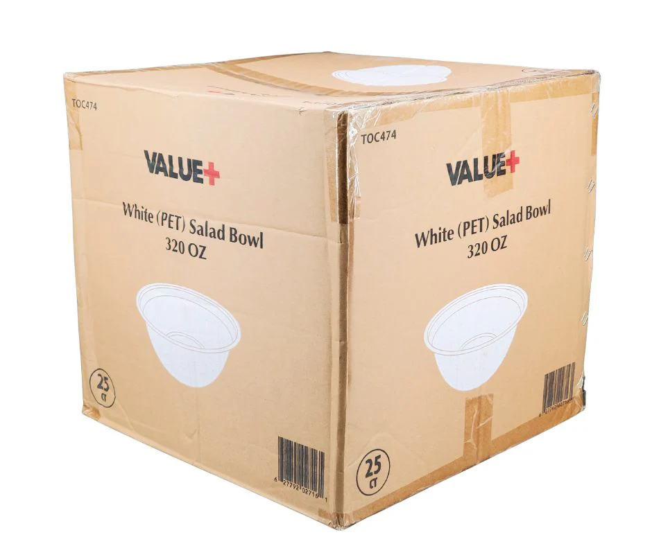 Value+ - 320oz Salad Bowl - PET - White - SRZ320 - Image 5