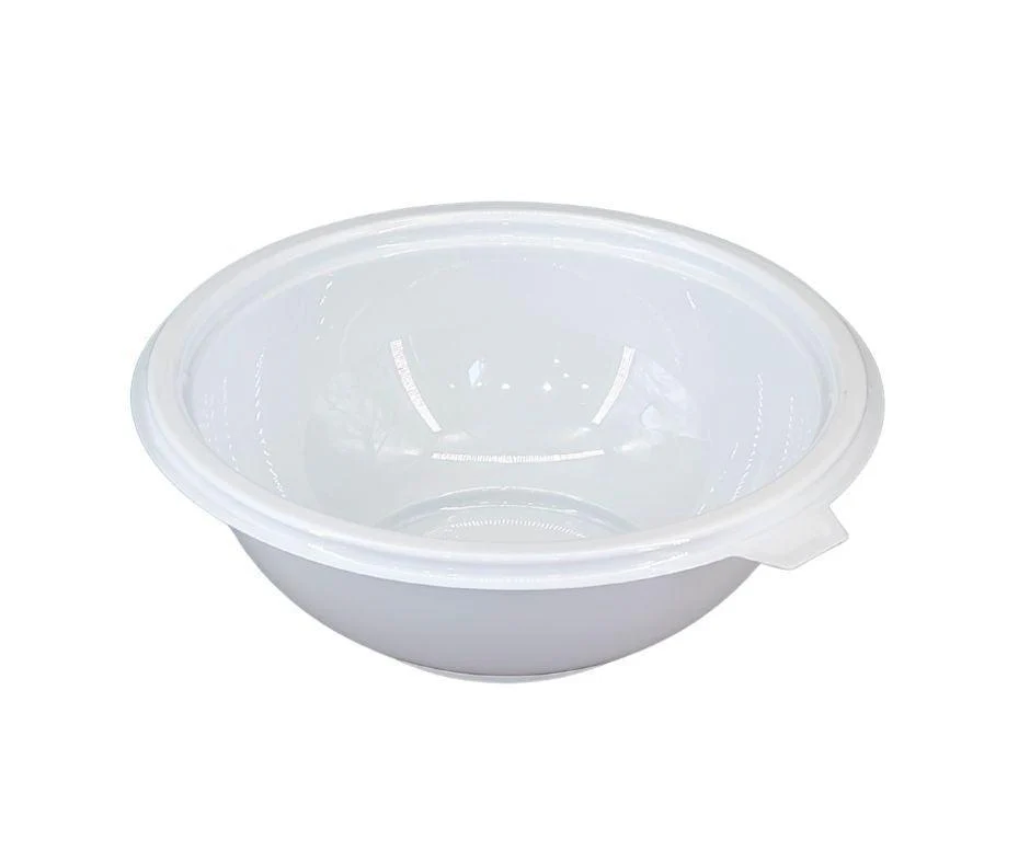 Value+ - 32oz Salad Bowl - PET - White - Image 3