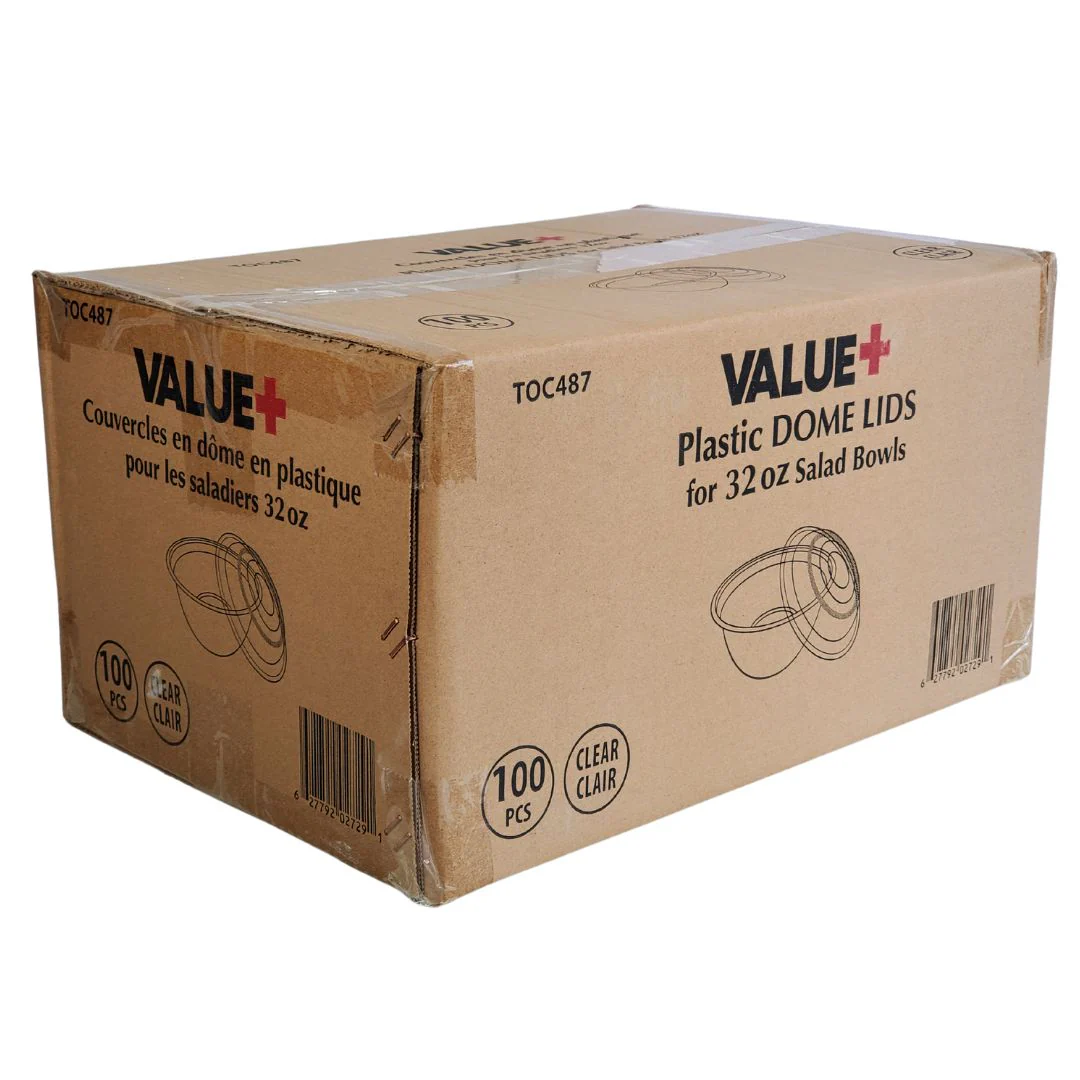 Value+ - Clear Dome Lid for 32oz Salad Bowls - Image 4