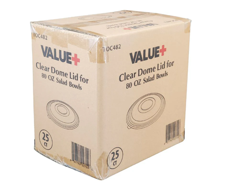Value+ - Clear Dome Lid for 80oz Salad Bowls - L-SRZ80 - Image 3
