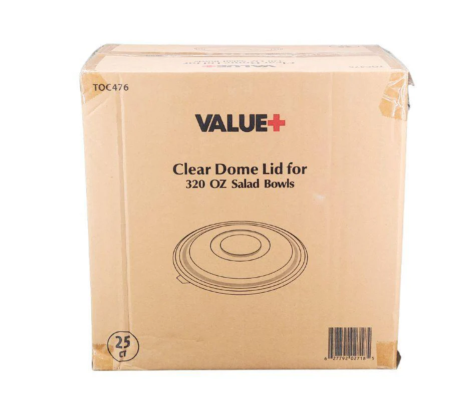 Value+ - Clear Lid for 320oz Salad Bowls - L-SRZ320 - Image 3