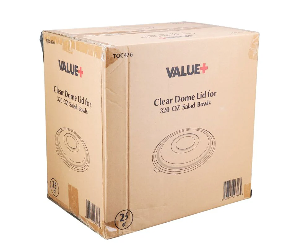 Value+ - Clear Lid for 320oz Salad Bowls - L-SRZ320 - Image 4