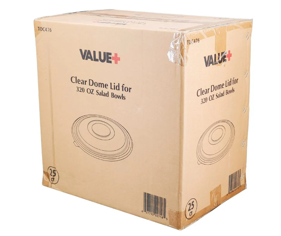 Value+ - Clear Lid for 320oz Salad Bowls - L-SRZ320 - Image 5