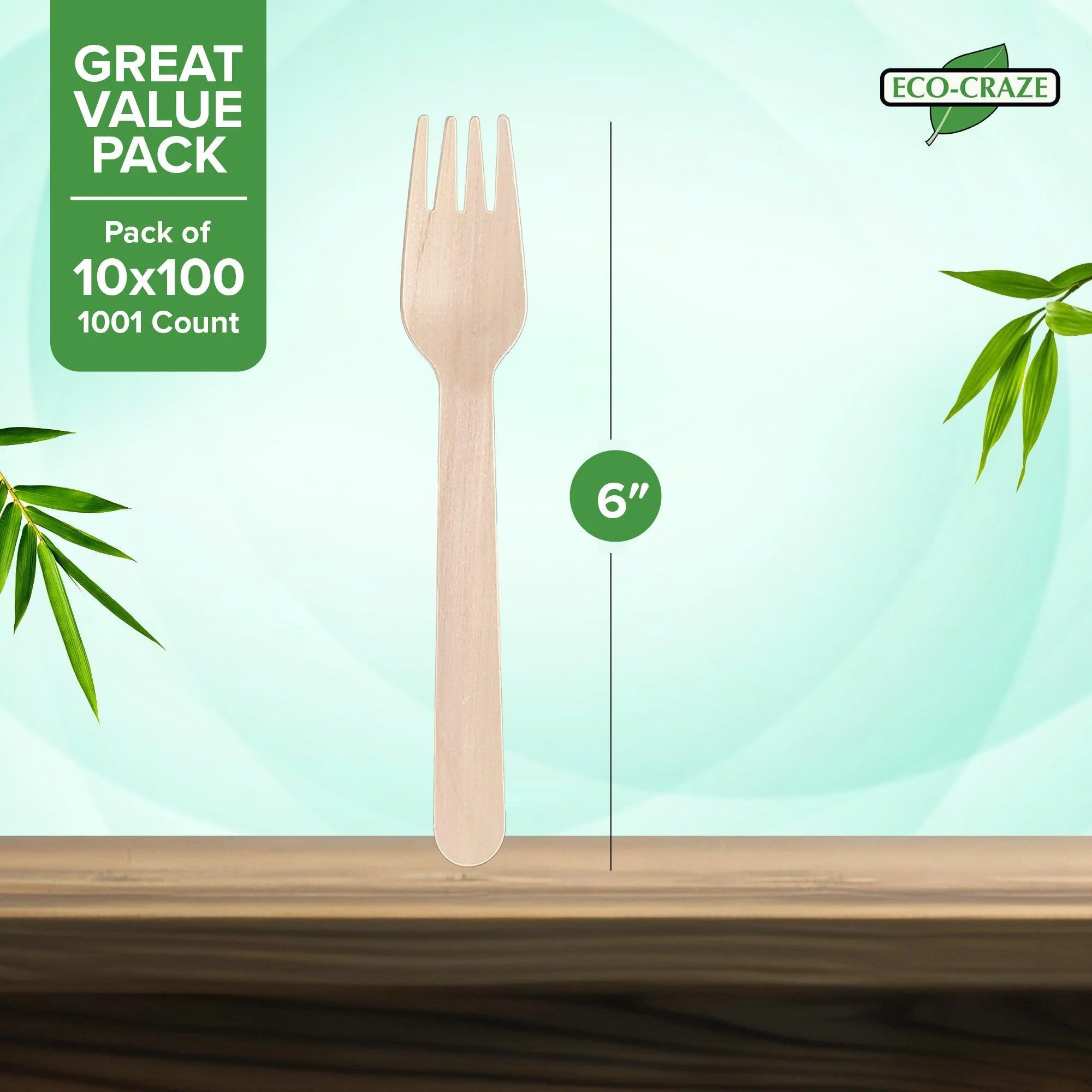 Eco-Craze - Wooden Fork - Image 6