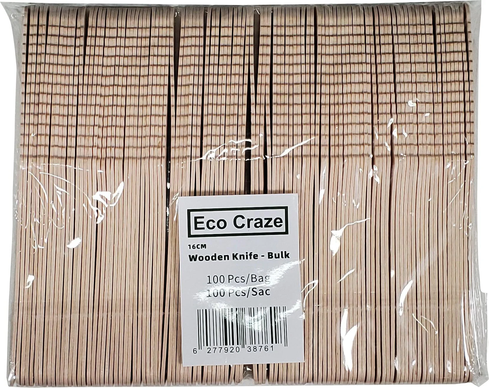 Eco-Craze - Wooden Knife - Bulk - Image 2