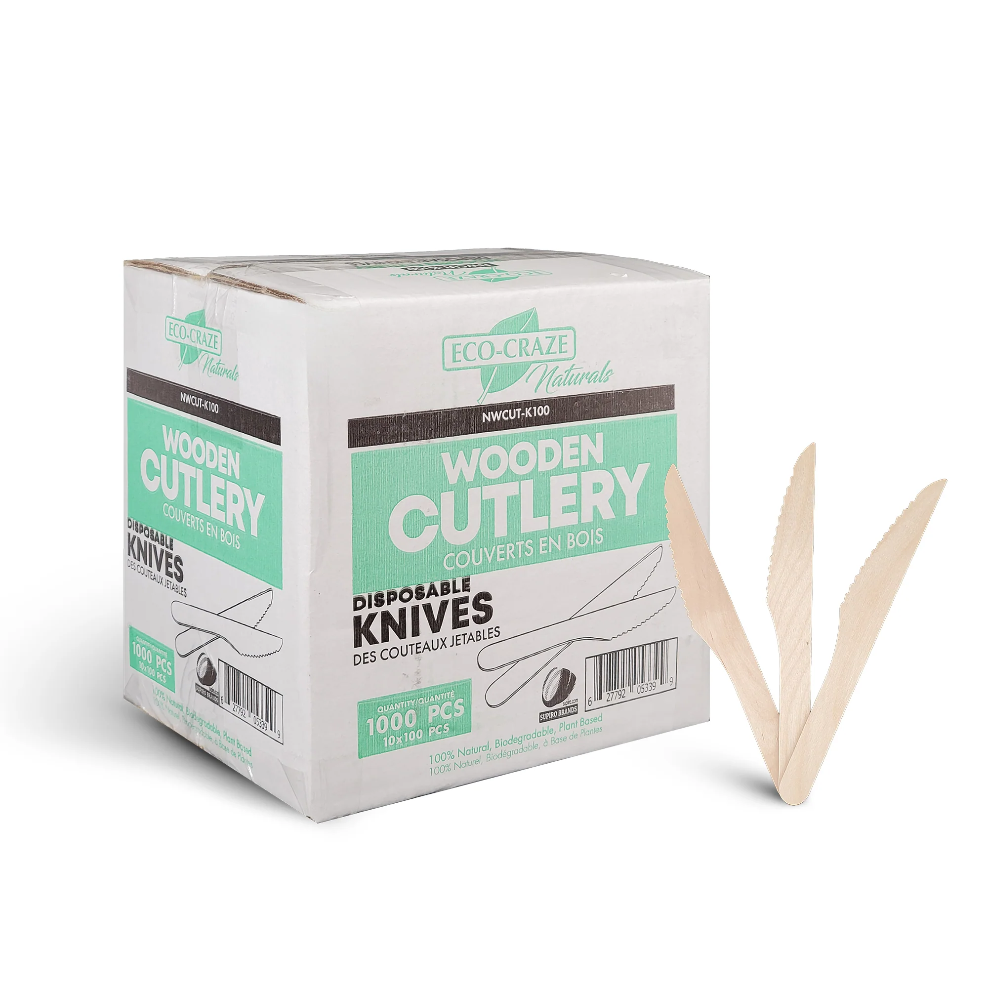 Eco-Craze - Wooden Knife - Bulk - Image 6