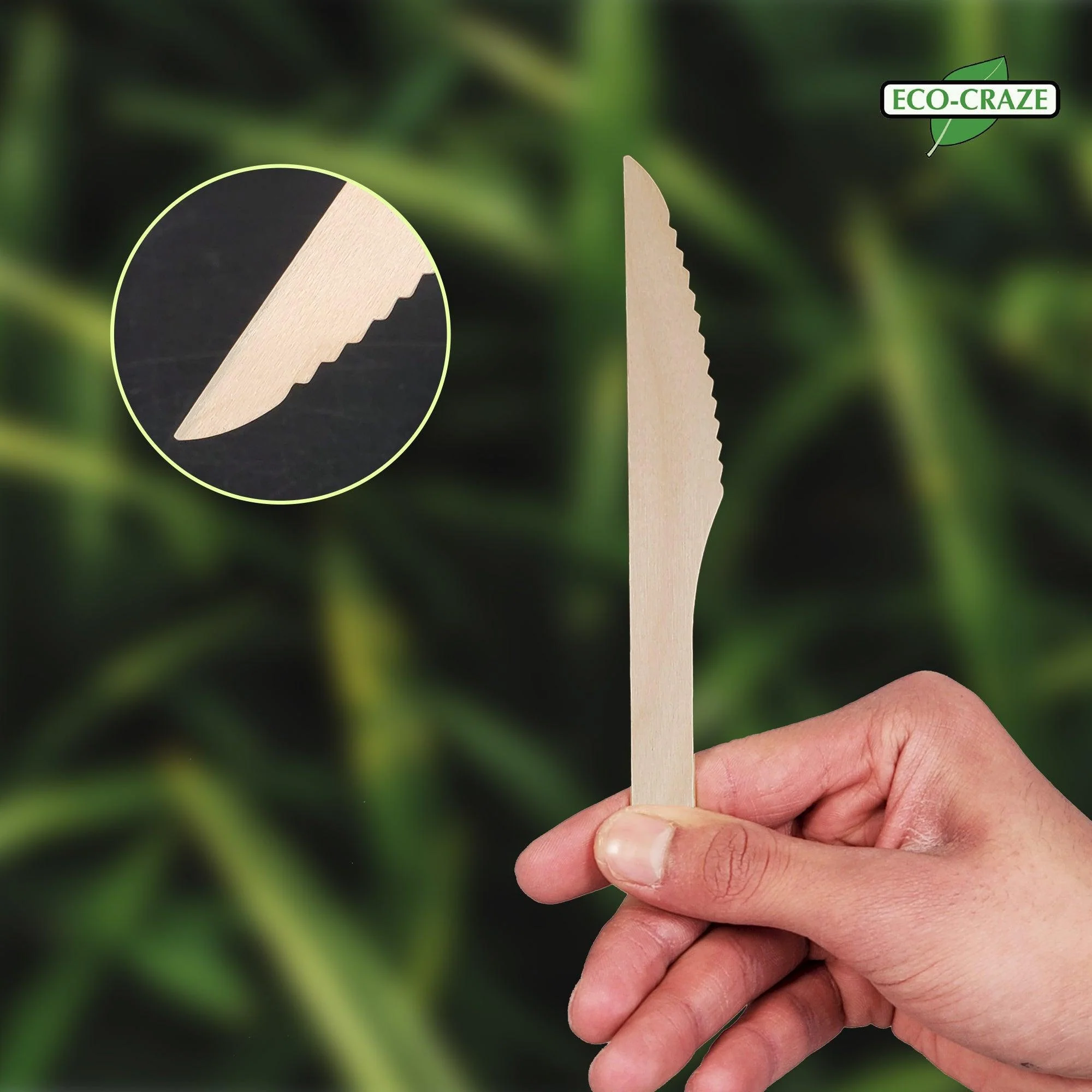 Eco-Craze - Wooden Knife - Bulk - Image 7