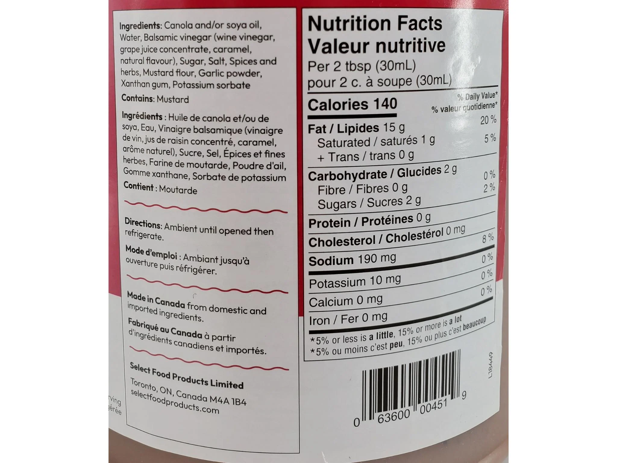 Select - Balsamic Vinaigrette - Image 5