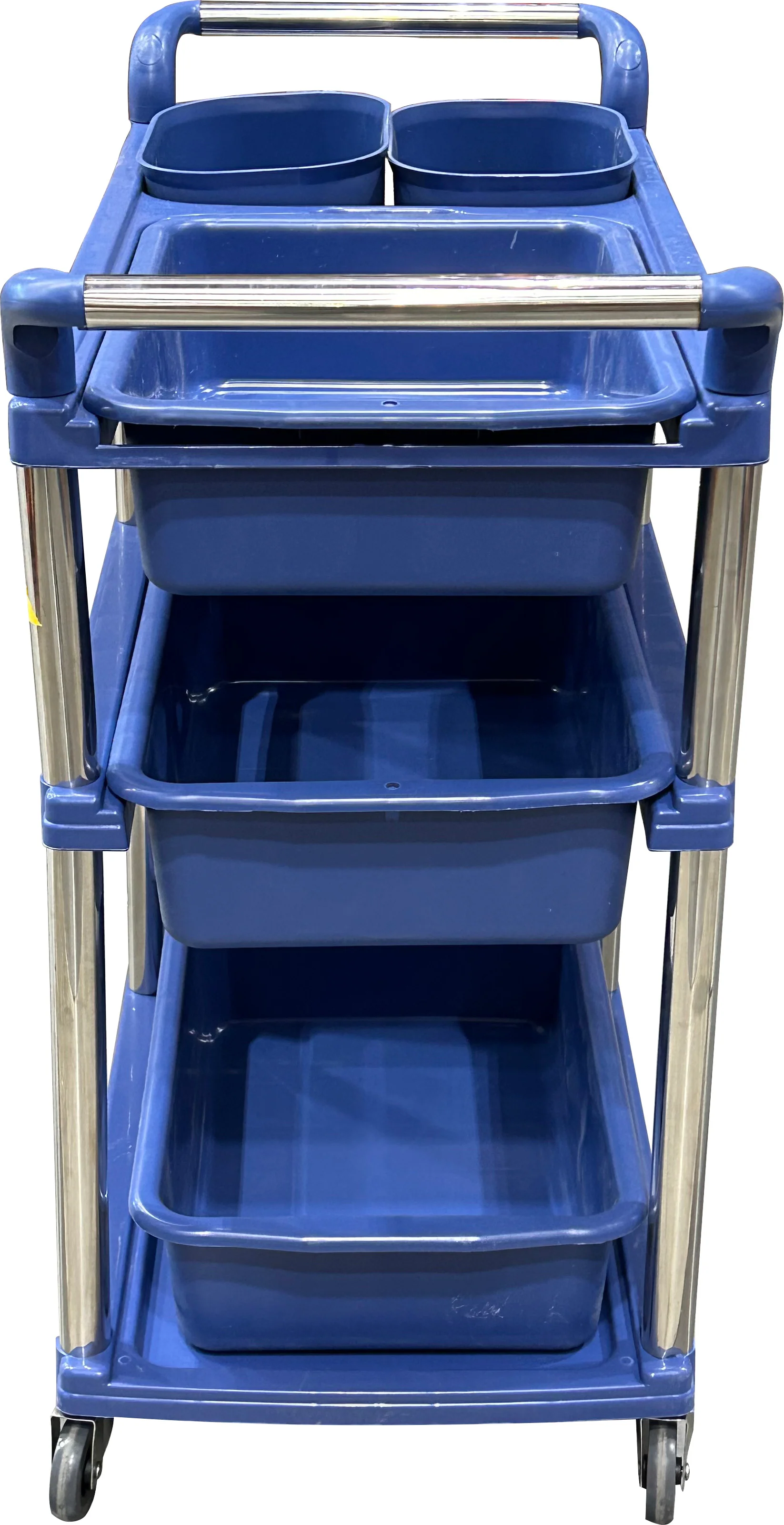 Spartano - Restaurant Cart (80*45*92.5 cm) w/ 3 Trays + 2 Buckets - 4880 - Image 3