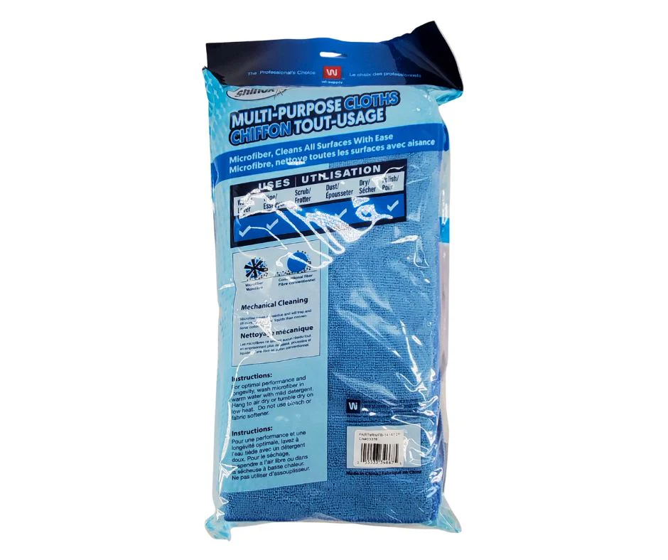 Shinex - 14" Microfiber Multipurpose Cloth - Blue - Image 3