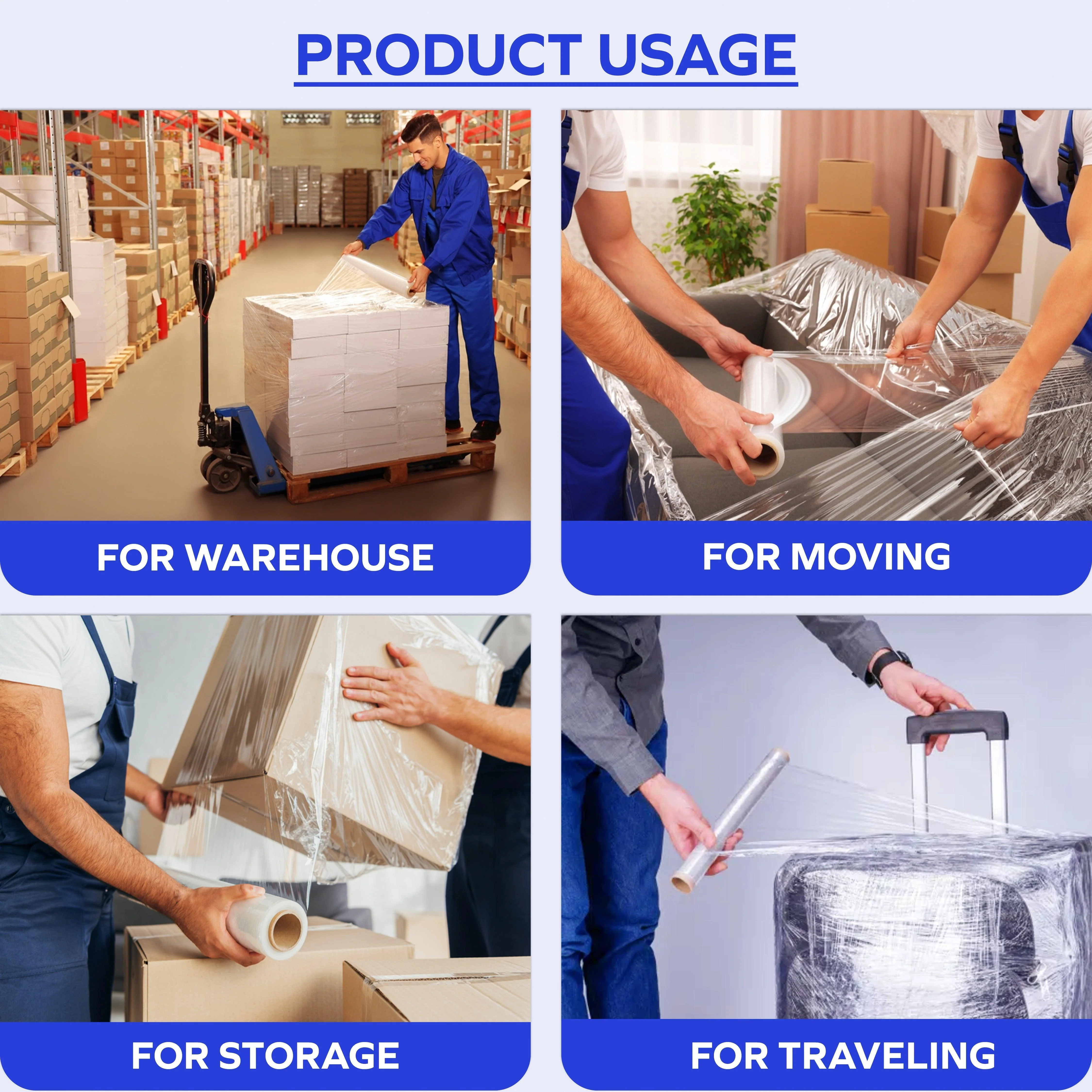 Rhino - Shrink Wrap - 14"X 70G X1500' - Image 2
