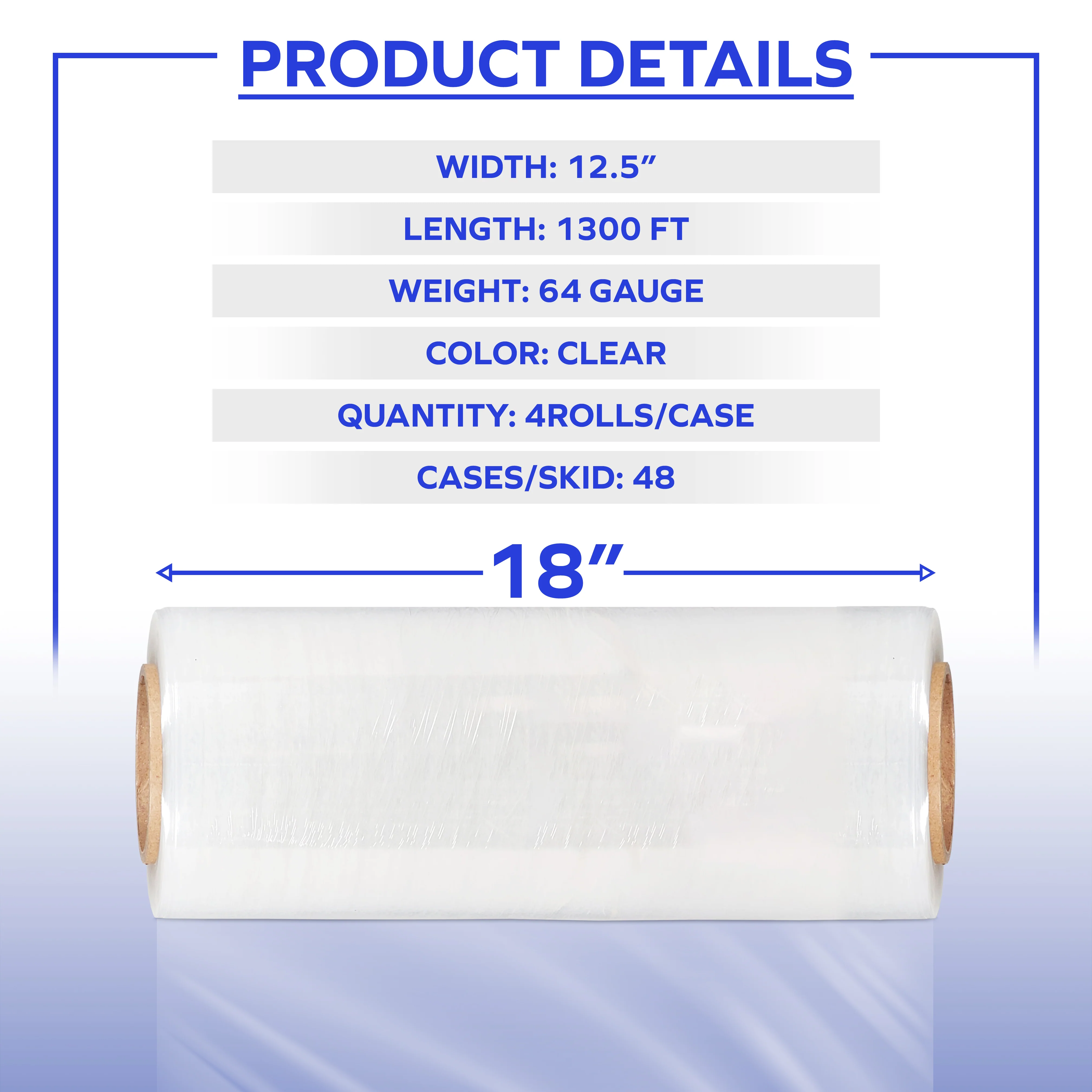 Rhino - Shrink Wrap - 13" X 16MIC X 400M - Image 2